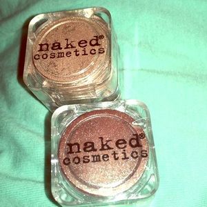NAKED COSMETICS- metallic pigment bundle of 2!!